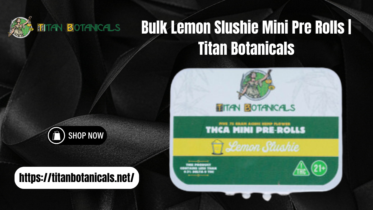 Bulk Lemon Slushie Mini THCA Pre Rolls