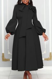 Black Church Dresses