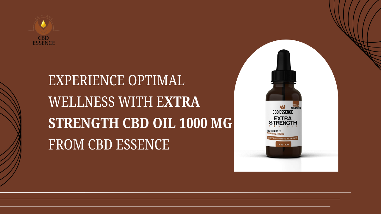 Extra Strength CBD Oil 1000 MG