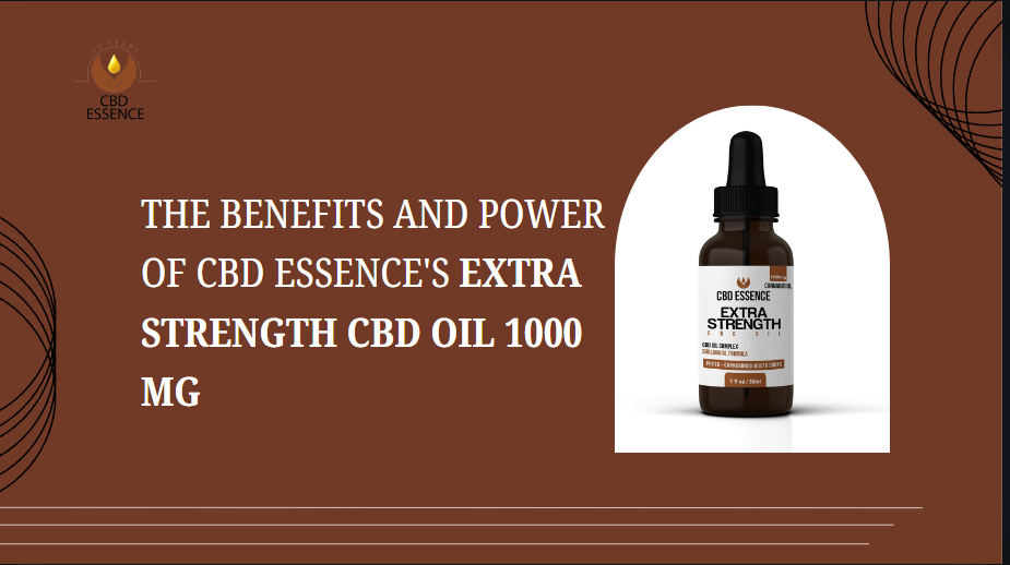 Extra Strength CBD Oil 1000 MG