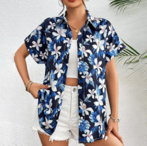 women's floral shirts