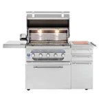 outdoor BBQ grill island