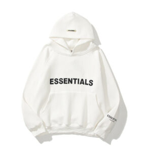 Essentials Fear Of God White Hoodie