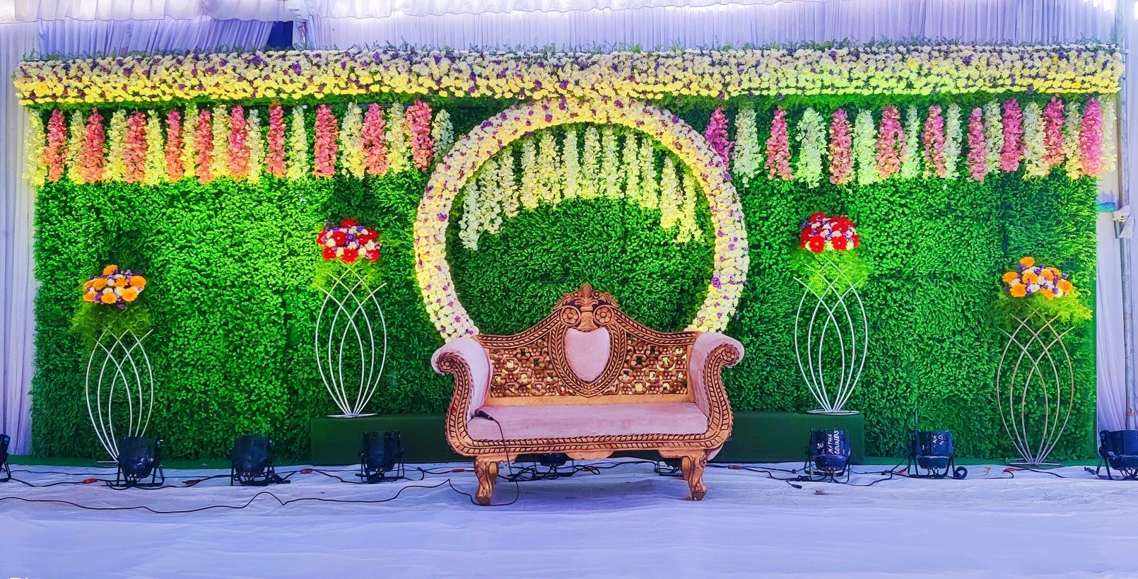 Stage background decoration