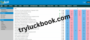 Tryluckbook free bets