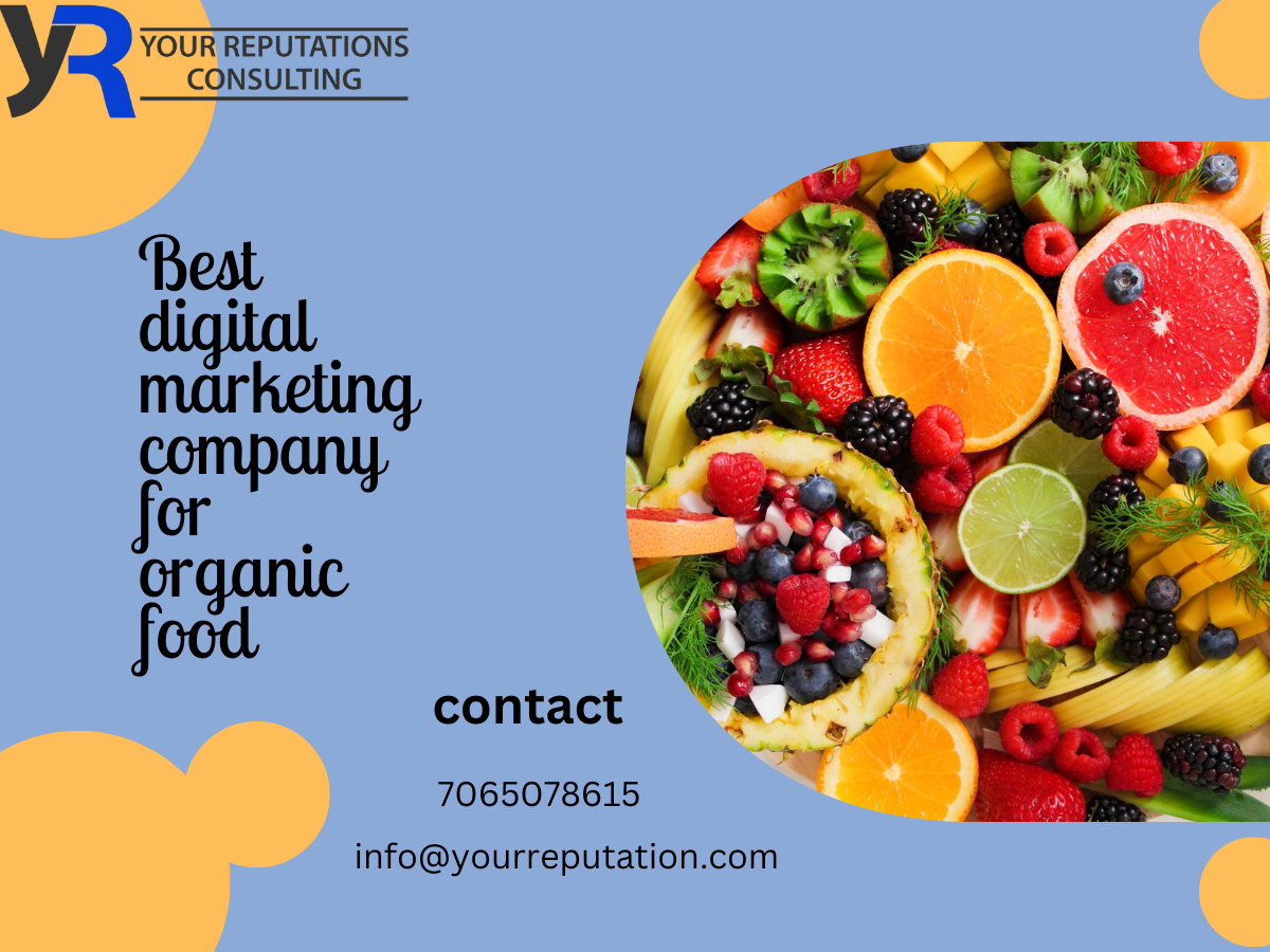 Best Digital Marketing Company for Organic Food