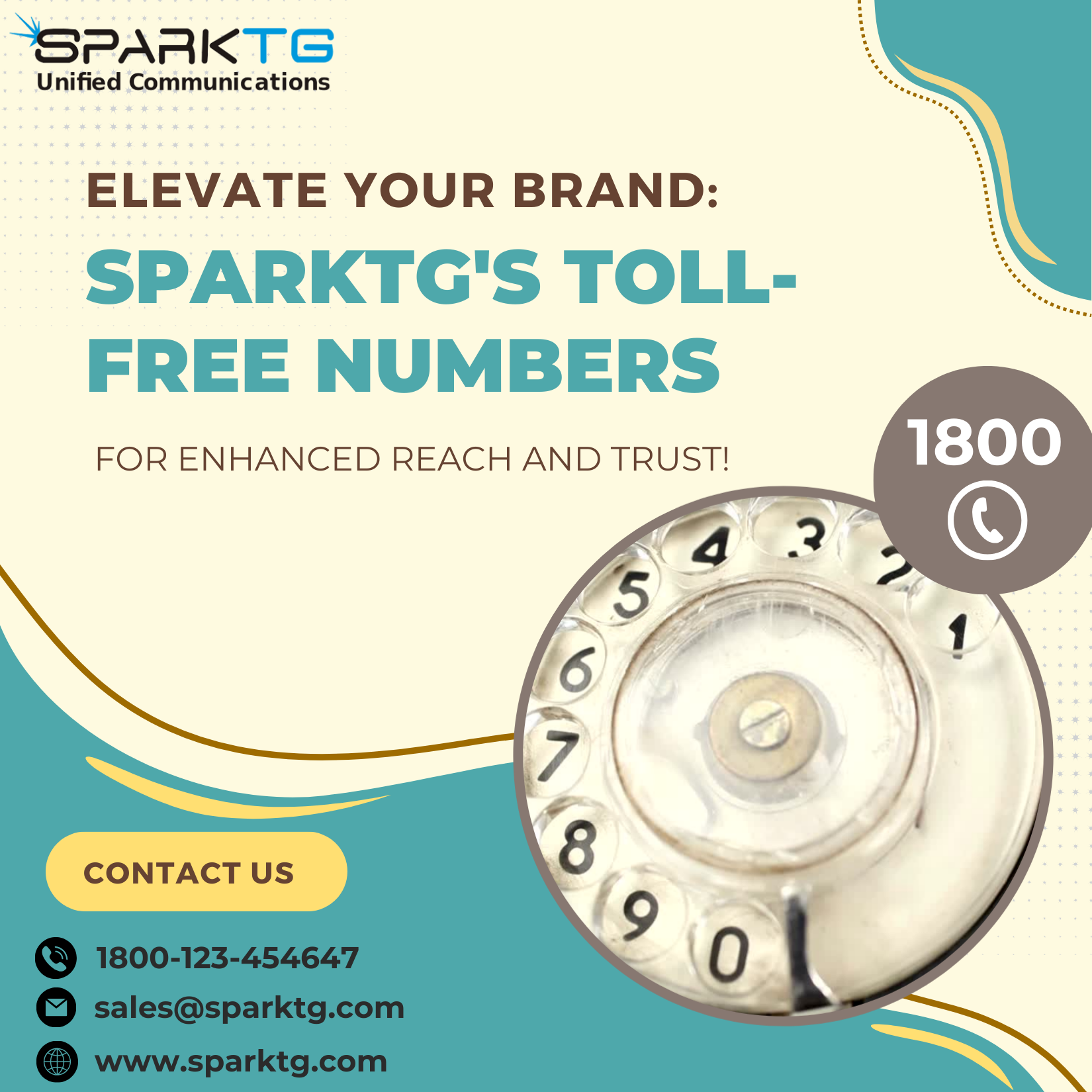 SparkTG's Toll-free Number