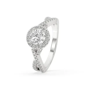 round diamond engagement ring