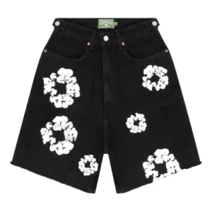 Denim-Tears-Cotton-Wreath-Jean-Shorts-Black