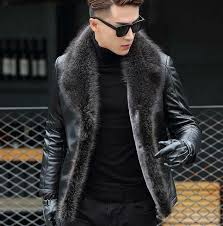 Fur Leather Jacket