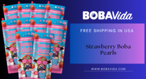 Strawberry Boba Pearls